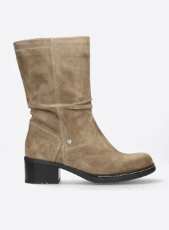 Halfhoge Laarzen|Herfst/Winter<Wolky Edmonton - taupe suede taupesuede