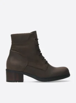 Hoge Veterschoenen|Veterlaarzen<Wolky Edson XW - bruin nubuck bruinnubuck