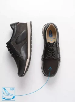 Lage Veterschoenen|Wandelschoenen<Wolky e-Go S2F - asfalt combi stretch leer asfaltcombistretchleer