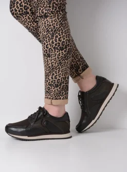 Lage Veterschoenen|Wandelschoenen<Wolky e-Go S2F - asfalt combi stretch leer asfaltcombistretchleer