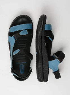 Sandalen<Wolky Energy Lady - jeans gevet leer jeansgevetleer