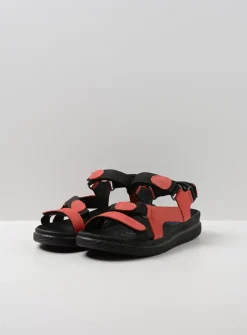 Sandalen<Wolky Energy Lady - rood gevet leer roodgevetleer
