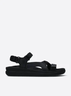 Sandalen<Wolky Energy Lady - zwart gevet leer zwartgevetleer