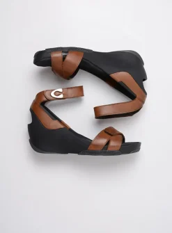 Sandalen<Wolky Era - cognac leer cognacleer