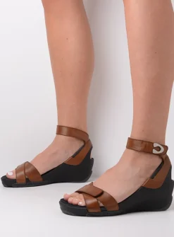 Sandalen<Wolky Era - cognac leer cognacleer