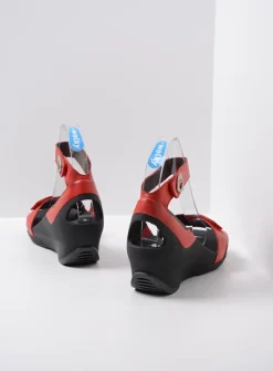 Sandalen<Wolky Era - rood leer roodleer