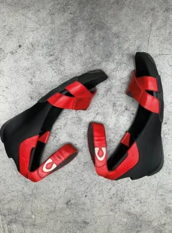 Sandalen<Wolky Era - rood leer roodleer