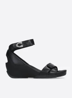 Sandalen<Wolky Era - zwart leer zwartleer
