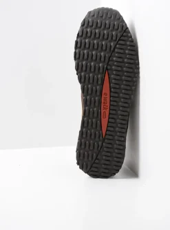 Veterschoenen Heren|Sneakers Heren<Wolky e-Runner - bruin combi leer bruincombileer