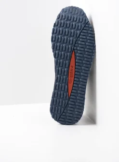 Veterschoenen Heren|Sneakers Heren<Wolky e-Runner - marineblauw combi leer marineblauwcombileer