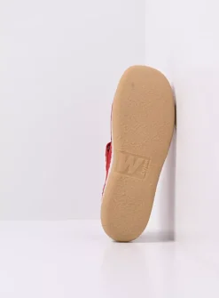 Bandschoenen<Wolky Esperanza - rood effectleer roodeffectleer