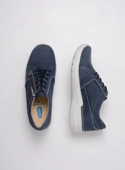 Lage Veterschoenen|Wandelschoenen<Wolky Feltwell - denim nubuck denimnubuck