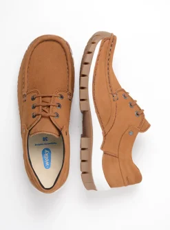 Lage Veterschoenen|Herfst/Winter<Wolky Fly - cognac nubuck cognacnubuck