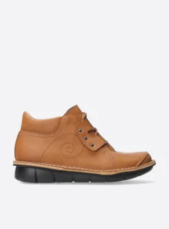 Hoge Veterschoenen|Herfst/Winter<Wolky Gallo Vegan - cognac