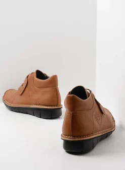 Hoge Veterschoenen|Herfst/Winter<Wolky Gallo Vegan - cognac