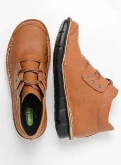 Hoge Veterschoenen|Herfst/Winter<Wolky Gallo Vegan - cognac