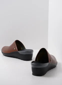 Slippers|Klompen<Wolky Go - cognac leer cognacleer