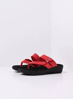 Slippers<Wolky Hobie - rood biocare roodbiocare
