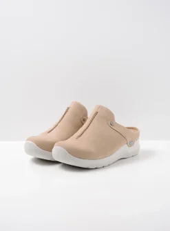 Slippers|Klompen<Wolky Holland DB - beige nubuck beigenubuck