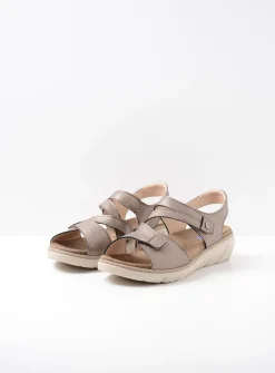 Sandalen<Wolky Ikaria - brons leer bronsleer