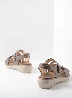 Sandalen<Wolky Ikaria - brons leer bronsleer