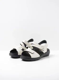Sandalen<Wolky Ikaria - gebroken wit leer gebrokenwitleer