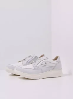 Lage Veterschoenen|Sneakers<Wolky Impact S2F - wit/gebroken combi stretch leer wit/gebrokencombistretchleer