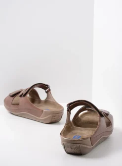 Slippers<Wolky Jasper - cognac leer cognacleer