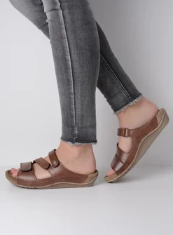 Slippers<Wolky Jasper - cognac leer cognacleer