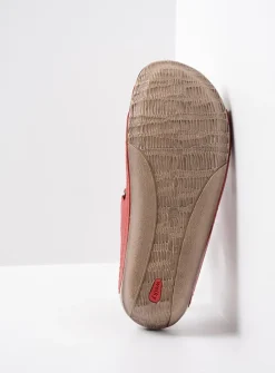Slippers<Wolky Jasper - rood leer roodleer