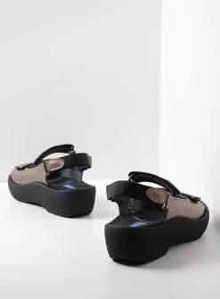 Sandalen<Wolky Jewel - brons leer bronsleer