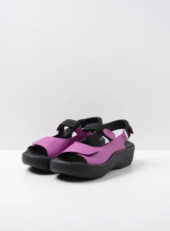 Sandalen<Wolky Jewel - fuchsia leer fuchsialeer