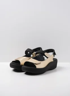 Sandalen<Wolky Jewel - goud leer goudleer