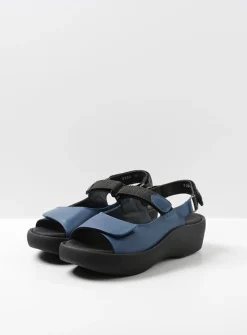 Sandalen<Wolky Jewel - jeans leer jeansleer