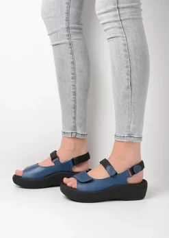 Sandalen<Wolky Jewel - jeans leer jeansleer