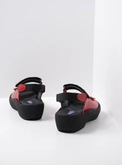 Sandalen<Wolky Jewel - rood leer roodleer