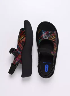 Sandalen<Wolky Jewel - zwart multi leer zwartmultileer