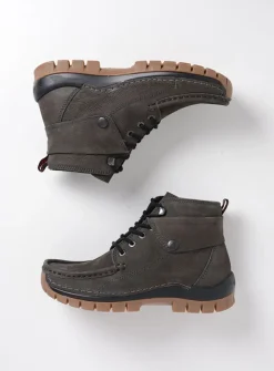 Hoge Veterschoenen|Herfst/Winter<Wolky Jump - asfalt nubuck asfaltnubuck