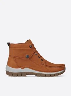 Hoge Veterschoenen|Herfst/Winter<Wolky Jump - cognac nubuck cognacnubuck