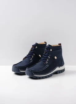 Hoge Veterschoenen<Wolky Jump Summer - denim nubuck denimnubuck