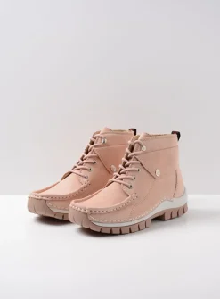 Hoge Veterschoenen<Wolky Jump Summer - nude nubuck nudenubuck