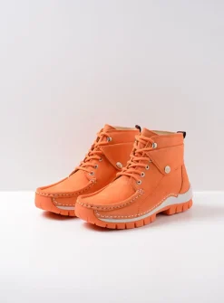 Hoge Veterschoenen<Wolky Jump Summer - oranje nubuck oranjenubuck