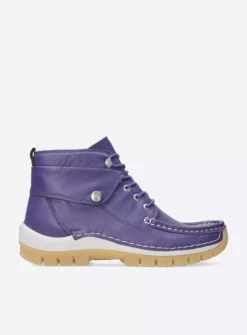 Hoge Veterschoenen<Wolky Jump Summer - violet leer violetleer