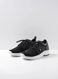 Lage Veterschoenen<Wolky Kalona - zwart 3D knitting zwart3Dknitting
