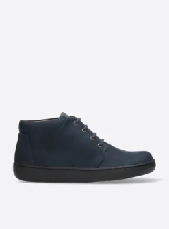 Veterschoenen Heren|Nette Schoenen Heren<Wolky Kansas Men - blauw nubuck blauwnubuck