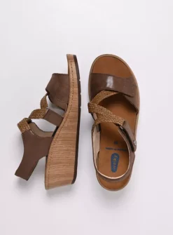 Sandalen<Wolky La Jolla - cederbruin effectleer cederbruineffectleer