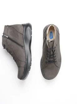 Hoge Veterschoenen|Wandelschoenen<Wolky Lima - asfalt nubuck asfaltnubuck