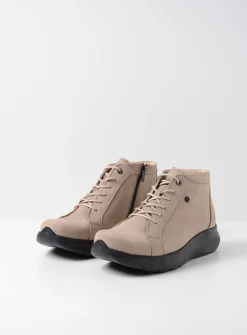Hoge Veterschoenen|Wandelschoenen<Wolky Lima - safari nubuck safarinubuck