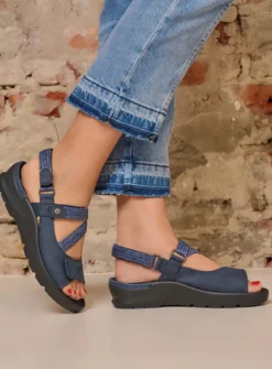 Sandalen<Wolky Lisse - denim nubuck denimnubuck