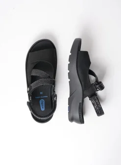 Sandalen<Wolky Lisse - zwart nubuck zwartnubuck